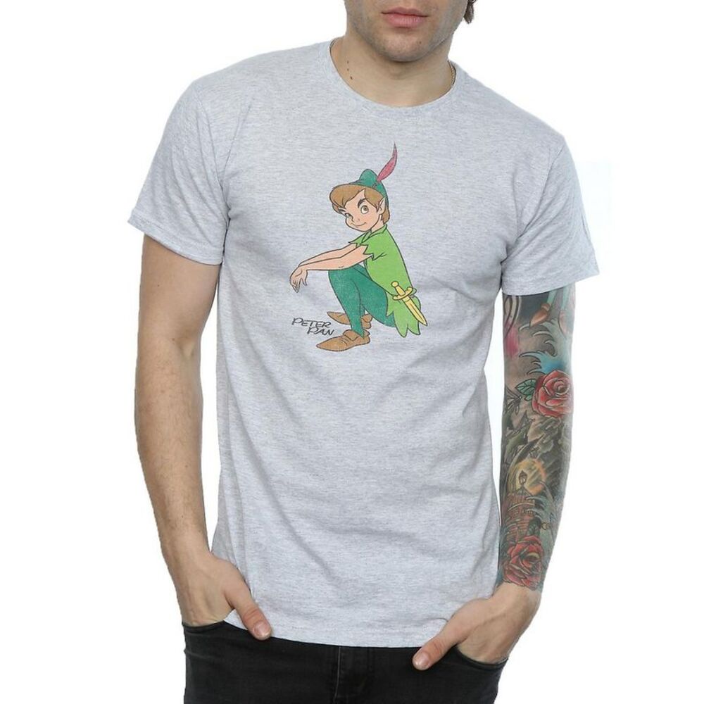 Peter Pan Mens Classic Heather T-Shirt / Gray